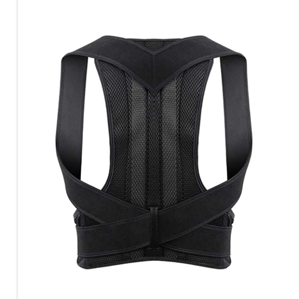 JJYPY Posture Corrector for Men & Women - Adjustable Back Brace for Shoulder & Clavicle Support, Stop Slouching & Improve Posture - Medium Size | Perfect for Office Work, Driving & Daily Activities
