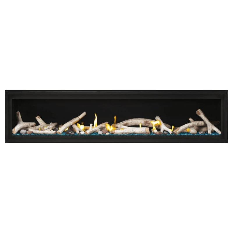 Napoleon Luxuria 74 Linear Direct Vent Gas Fireplace - LVX74NX | Modern Home Heating Solution for Living Rooms & Patios