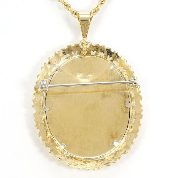 18K Yellow Gold & White Gold Diamond Necklace & Brooch Set - Elegant Jewelry for Weddings, Parties & Special Occasions