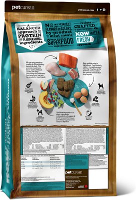 Petcurean Now Fresh Grain Free Dry Dog Food for Large Breed Senior Dogs - High Protein, Healthy Skin & Coat - Perfect for Aging Large Dogs with Sensitive Stomachs
