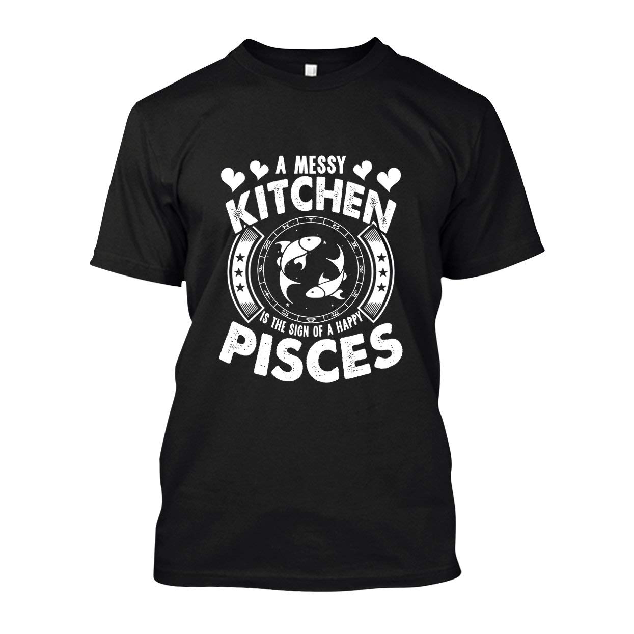 Two Camel The Sign of A Happy Pisces T-Shirts for Men & Women - Zodiac Astrology Graphic Tees - Perfect Gift for Birthday, Christmas & Casual Wear