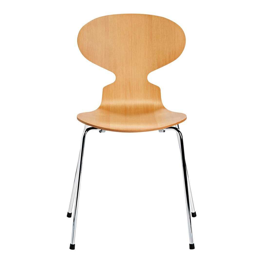 Ant Chair 3101 - Clear Lacquered Stackable Dining Chair | Modern Scandinavian Design for Home, Office & Restaurant Use
