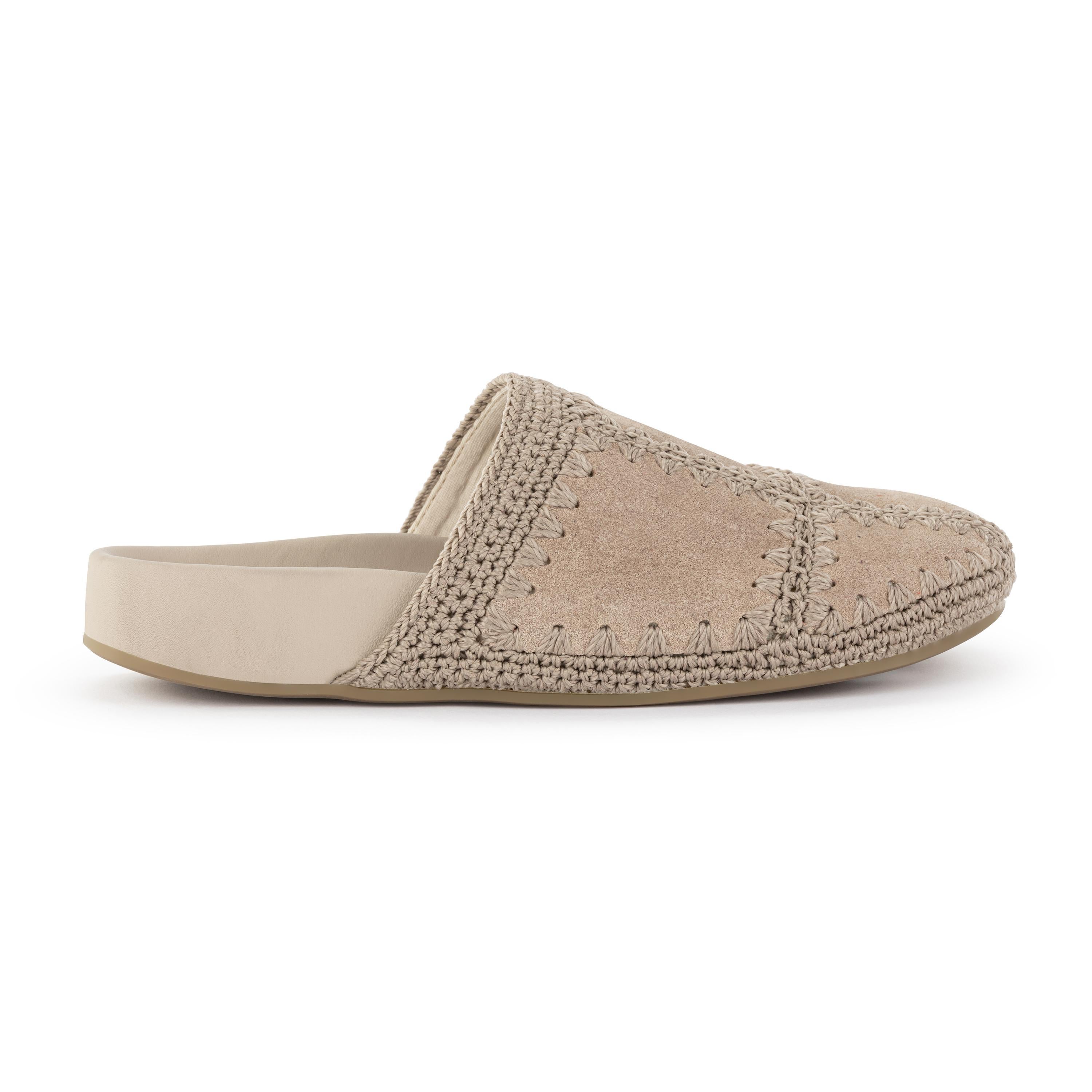 Bolinas Crochet Clogs for Women - Comfortable Handmade Summer Slide Sandals with Arch Support - Perfect for Beach, Pool, and Casual Outings