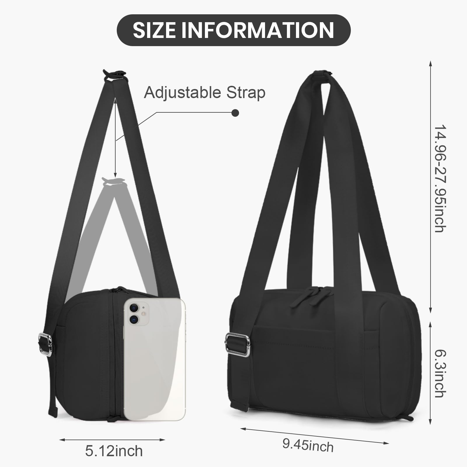 Mini Gym Duffle Bag for Women - Lightweight Pink Workout & Travel Tote for Yoga, Fitness & Sports