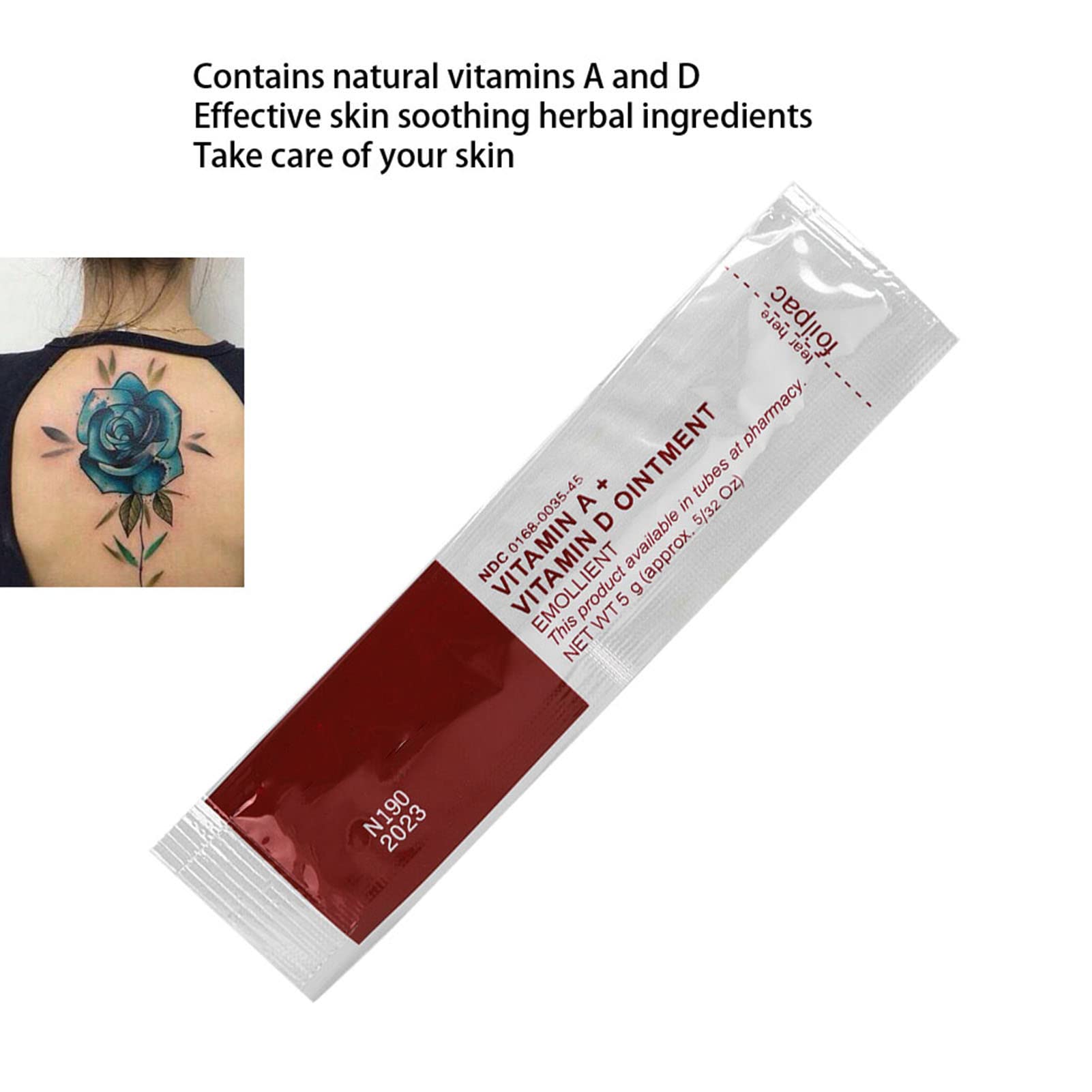 Scar Repair Gel with Vitamin A & D - Anti Scar Cream for Microblading Aftercare, Skin Healing Ointment | Post-Tattoo, Surgery & Wound Care