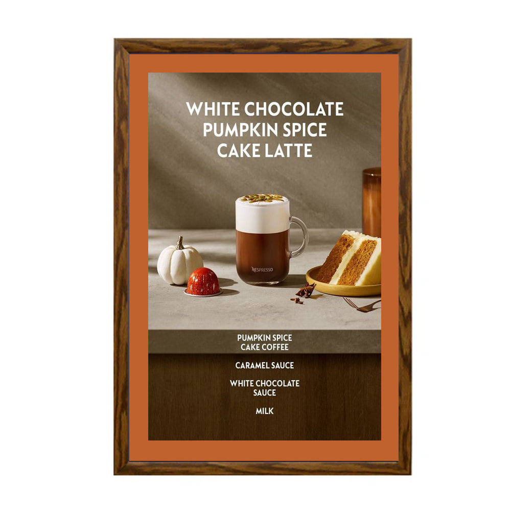 20x30 Designer Wood Snap Frames for Posters with 3 Wide Matboard - Perfect for Home Decor, Office Displays & Art Gallery Exhibitions