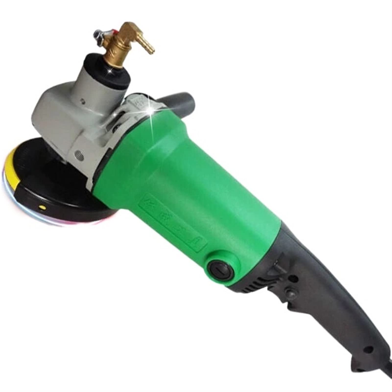 Variable Speed Polisher for Stone, Concrete & Marble - Water Injection Hand Mill with Grinding Wheel - Perfect for Countertop Refinishing, Floor Restoration & DIY Home Improvement Projects