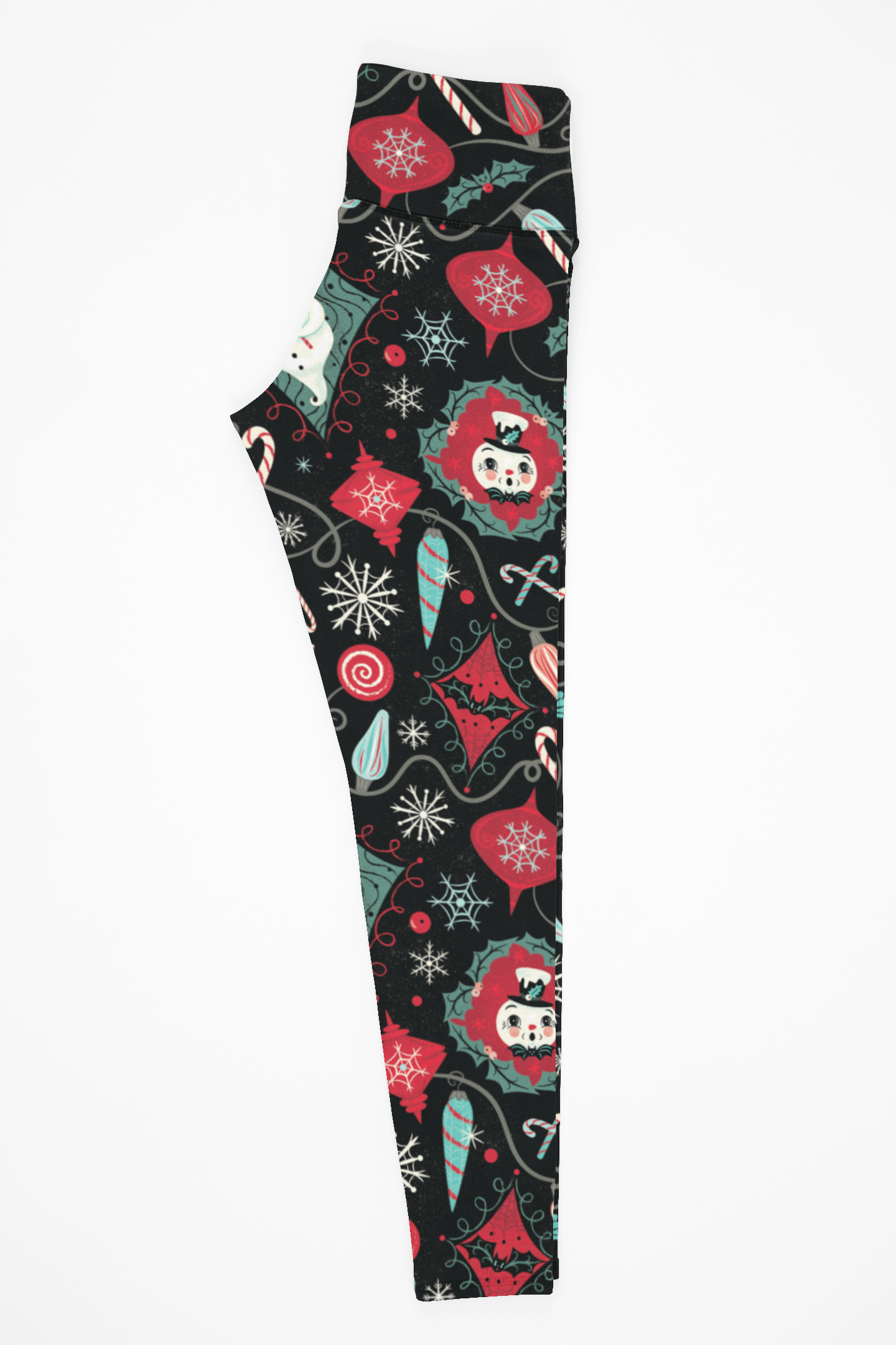 Johanna Parker Exclusive Frosty Spookmas Eve - Premium Handcrafted Vibrant Leggings for Women | Halloween & Christmas Holiday Fashion | Perfect for Parties, Cosplay & Festive Outfits