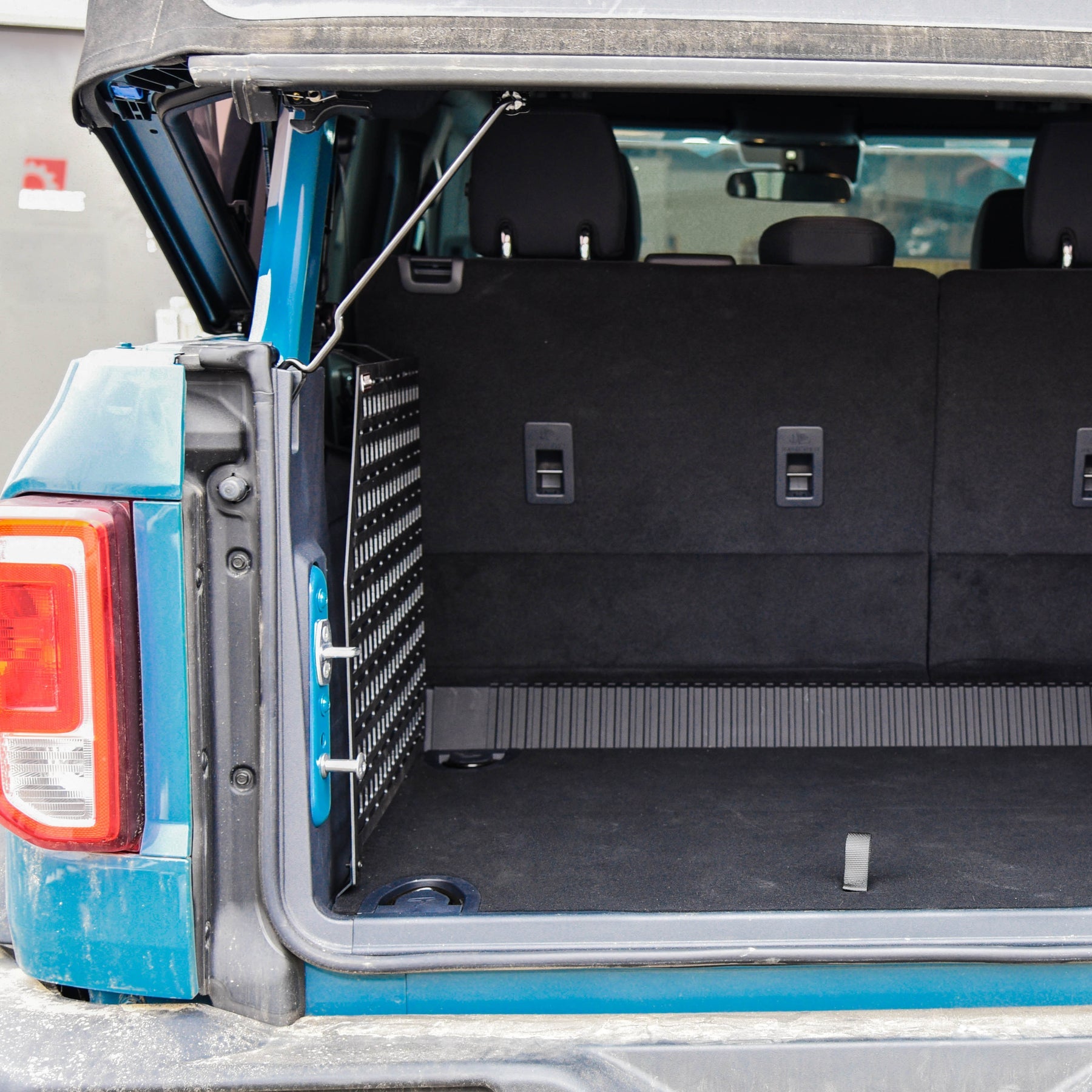 2021-2024 Ford Bronco 4-Door MOLLE Compatible Cargo Panel Full Kit by Builtright Industries - Perfect for Off-Road Gear Organization & Adventure Storage