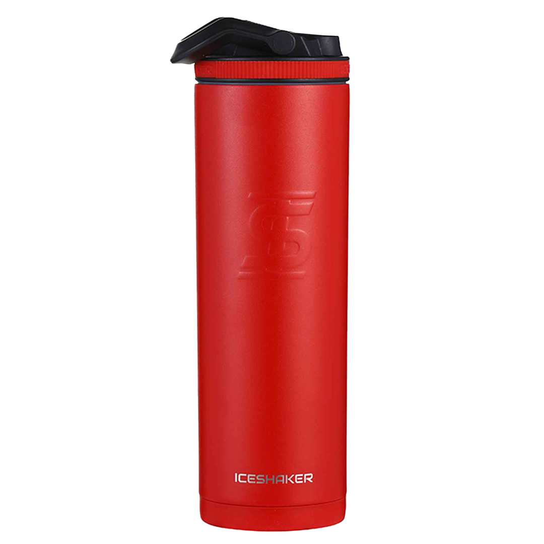 Custom 20oz Sports Water Bottle - BPA Free, Leak Proof, Durable Gym & Outdoor Bottle - Perfect for Workouts, Hiking & Travel - Red