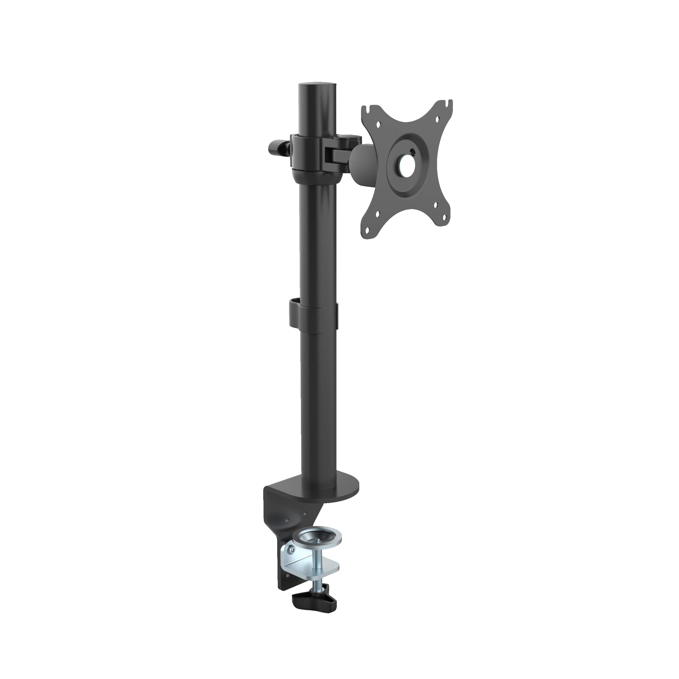 ThingyClub® Adjustable Aluminum Universal Full Motion Monitor Mount Stand - Ergonomic Desk Arm Bracket for 13-32 inch Screens - Perfect for Home Office, Gaming & Workspace Setup