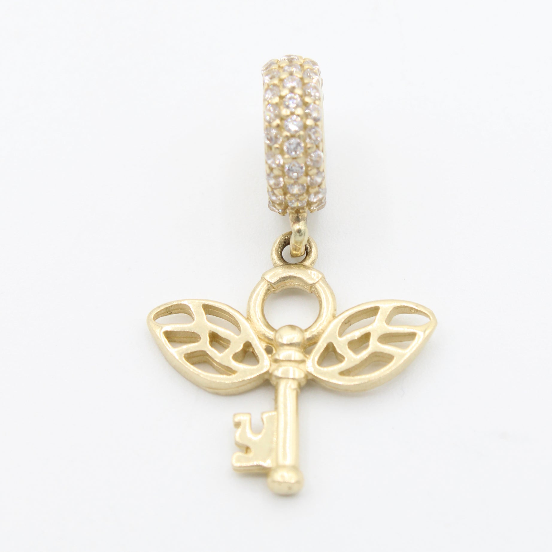 14K Gold Charms Special Key Pendant - Elegant Jewelry for Necklaces & Bracelets | Perfect for Gifts, Anniversaries & Special Occasions | JTJ™