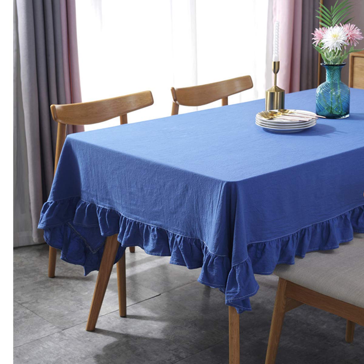 Premium Cotton Linen Tablecloth - 60