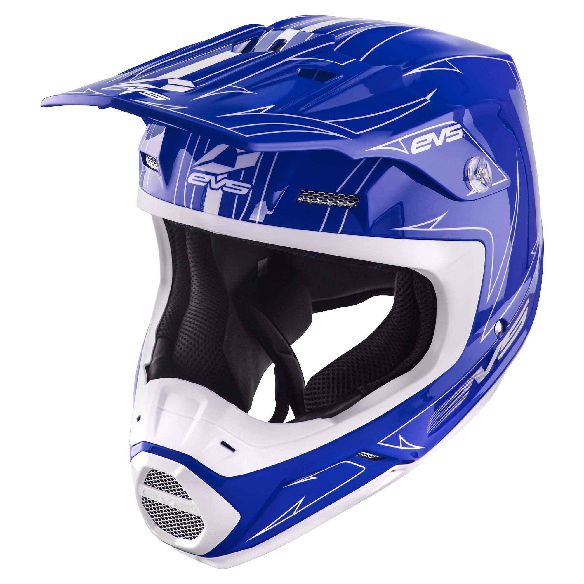EVS Sports Off-Road Pinner Helmet (T5 Pinner) - Lightweight & Durable Motocross Helmet for Dirt Bike, ATV & MX Racing - Perfect for Trail Riding & Extreme Sports