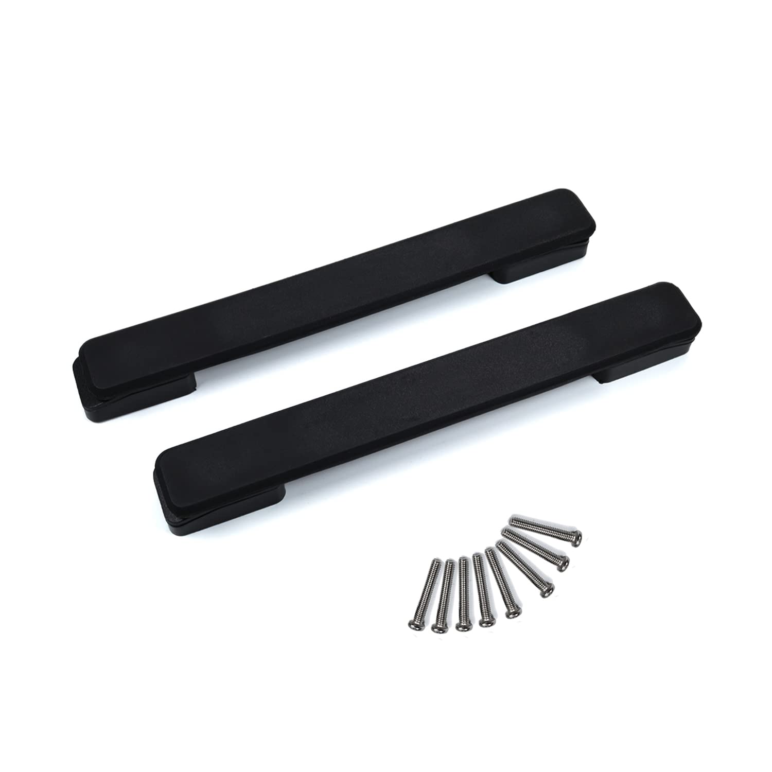 Bettomshin 2-Pack Black Plastic Luggage Handle Replacement - 7.91