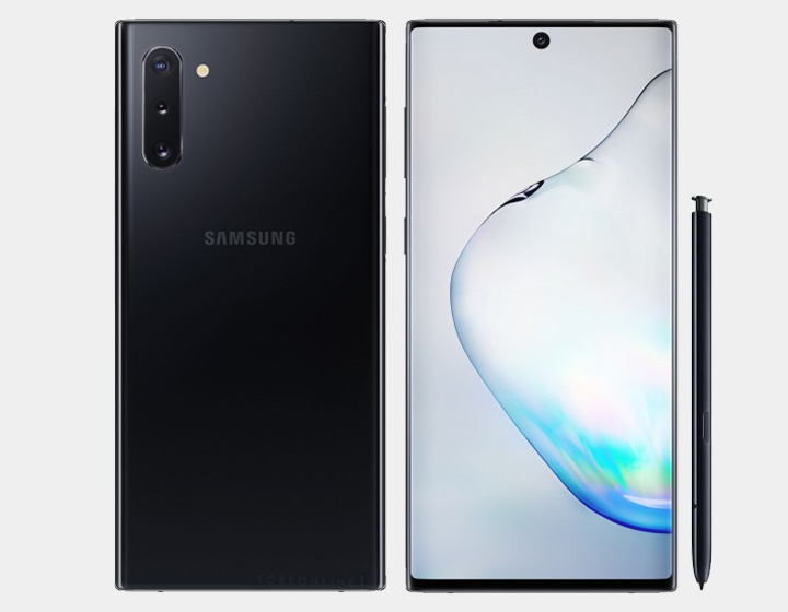 Samsung Galaxy Note 10 SM-N970F/DS 256GB 8GB RAM Factory Unlocked Smartphone - Aura Black | 6.3