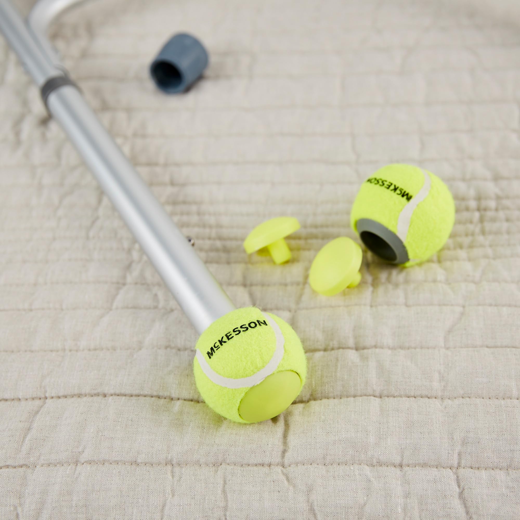 McKesson Walker Glides & Tennis Ball Replacement Pads - 10 Pairs for Enhanced Mobility & Stability - Ideal for Seniors, Post-Surgery Recovery, and Home Healthcare Use
