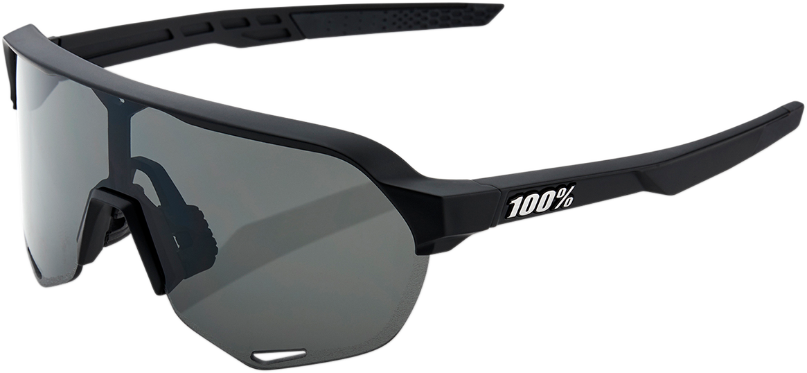 100% UV Protection S2 Sunglasses - Black & Smoke Lens - Polarized for Men & Women - Outdoor, Driving, Beach & Sports Use