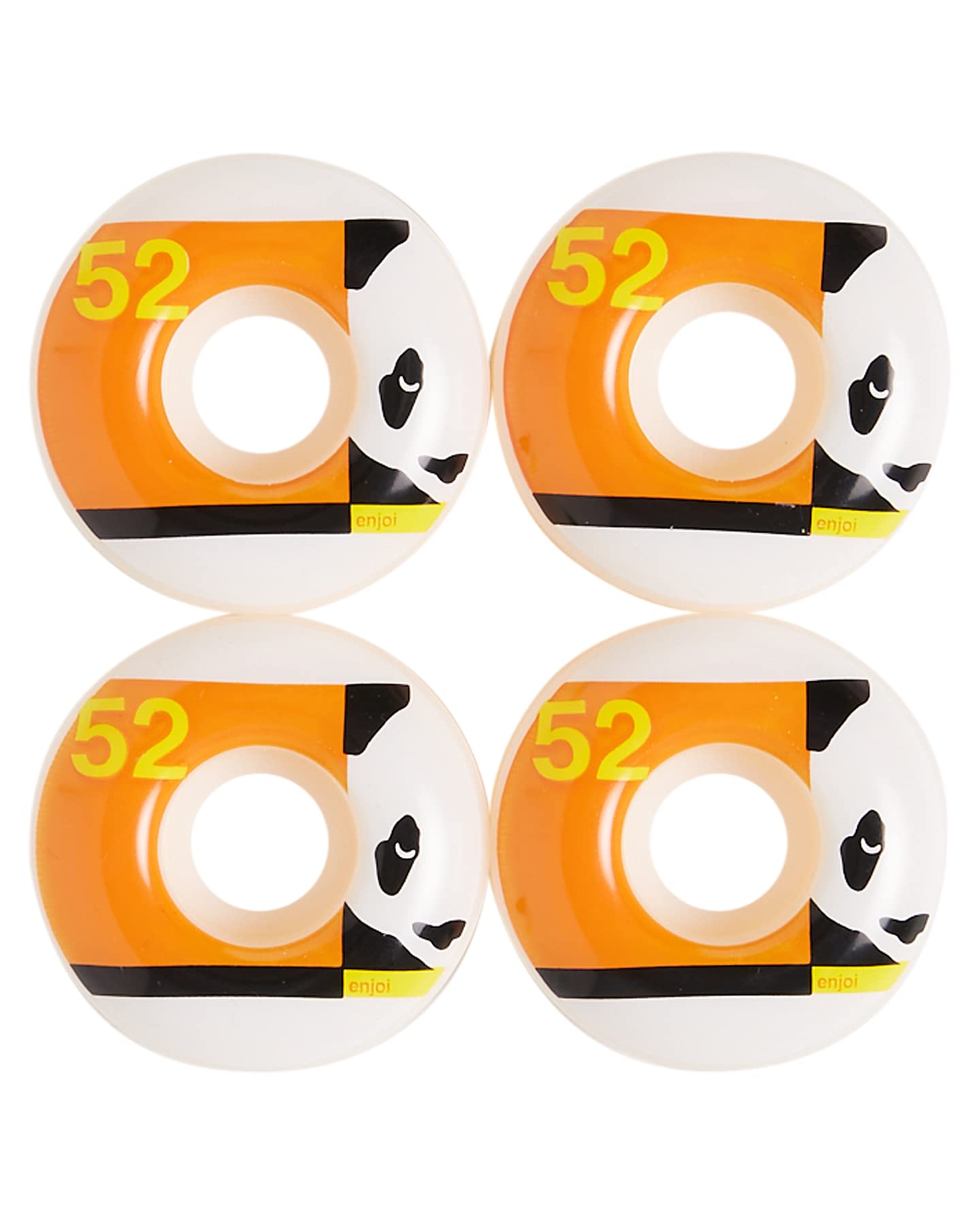Enjoi Box Panda Skateboard Wheels - High-Performance Cruiser Wheels for Smooth Riding | Perfect for Street Skating, Park Tricks & Commuting