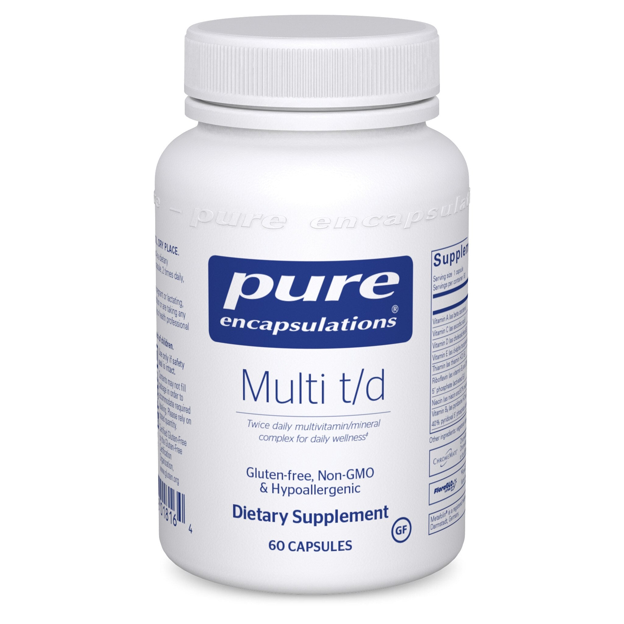 Pure Encapsulations Multivitamin for Men & Women - High Potency Daily Multivitamin with Essential Vitamins & Minerals - Supports Energy, Immunity & Overall Health - Perfect for Active Lifestyles & Wellness Routines