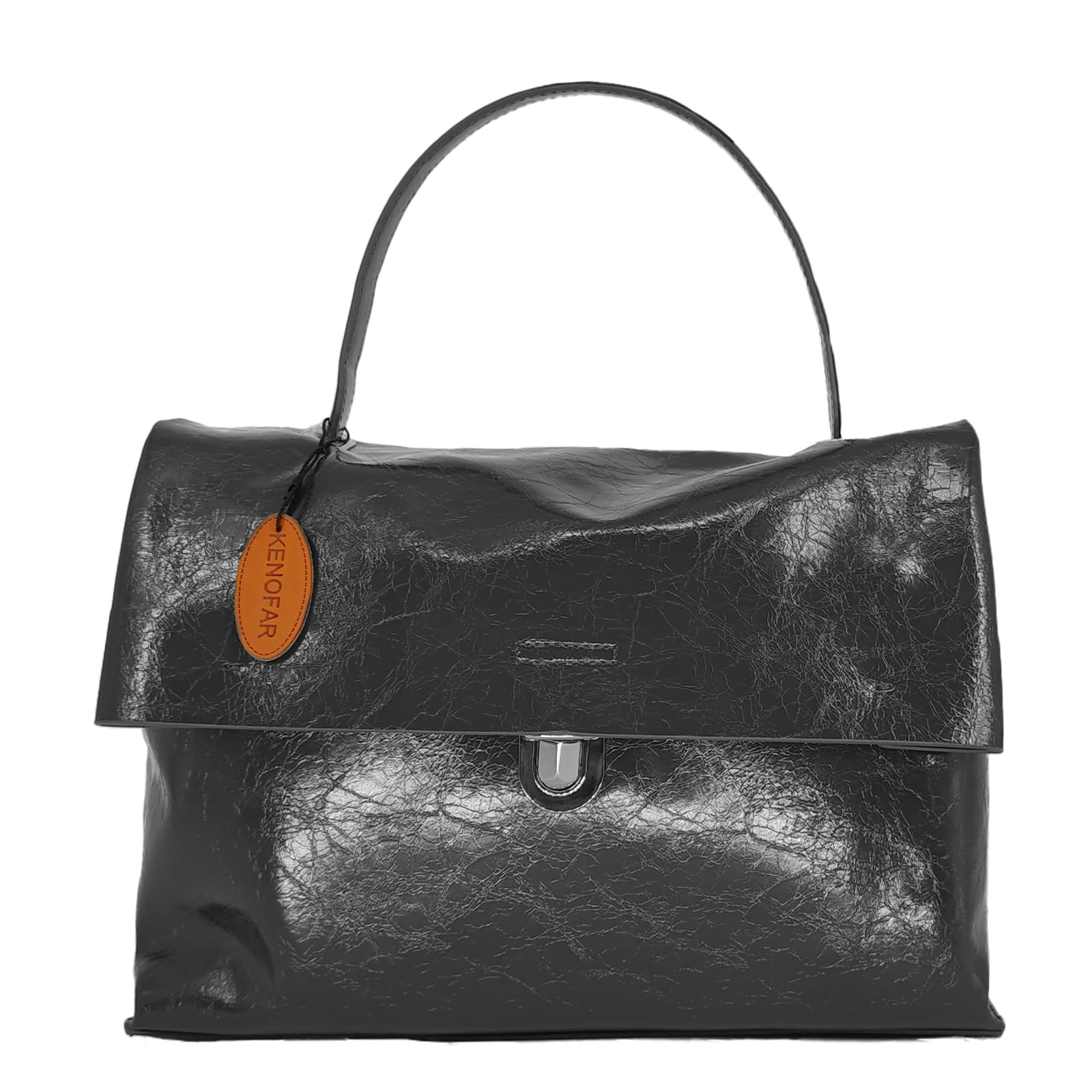 Stylish Genuine Leather Tote Bag for Women - Large Capacity Work & Travel Handbag - Perfect for Office, Commute & Weekend Getaways