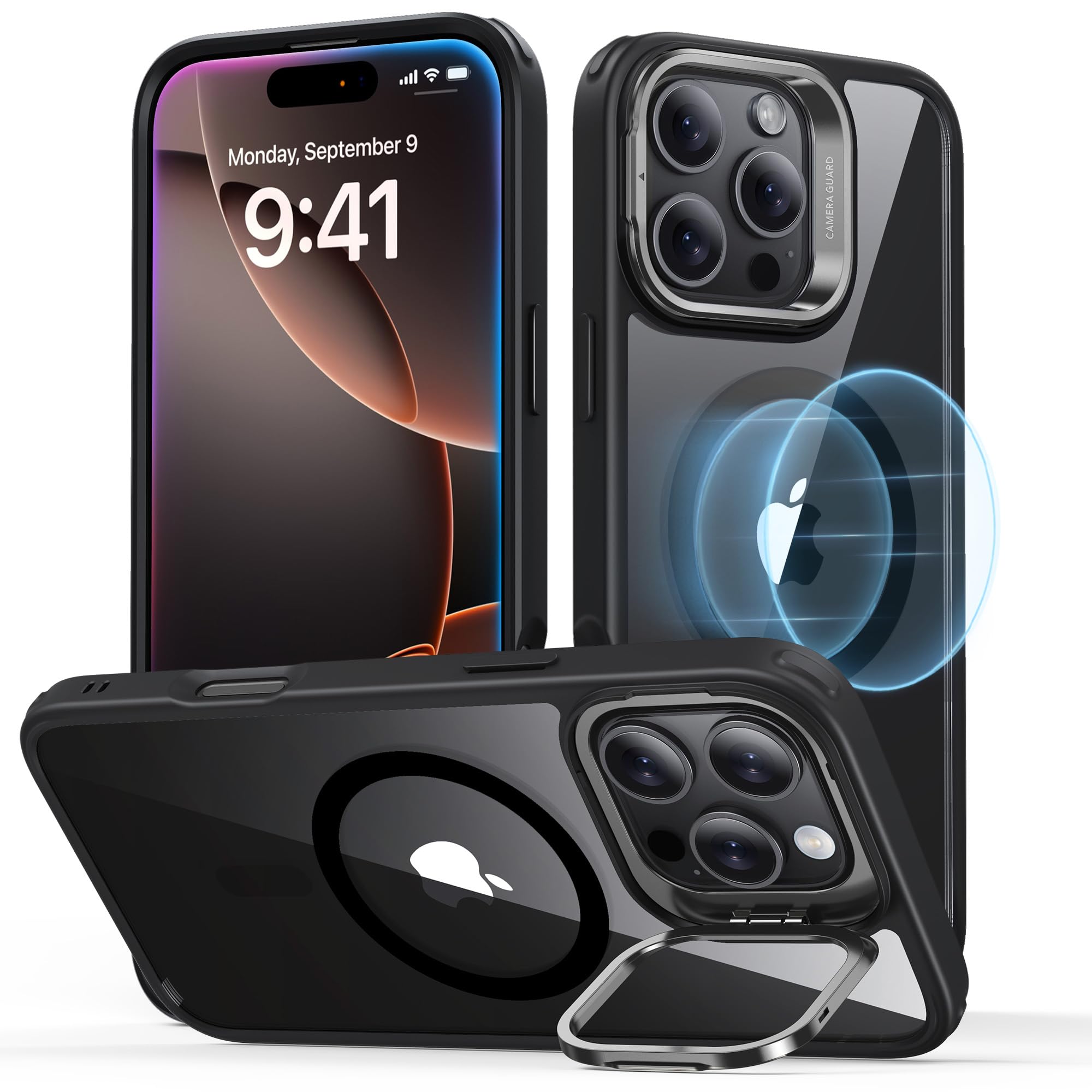 ESR iPhone 16 Pro Max Case with MagSafe - Military Protection & Stand for Work & Travel