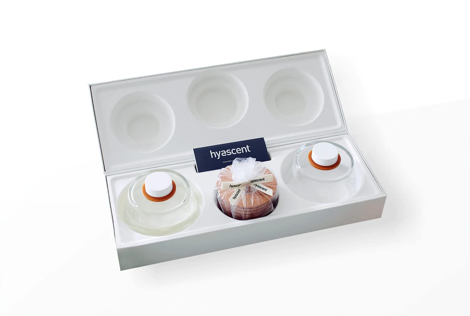 Hyascent Hourglass Home Fragrance Diffuser - Elegant Aromatherapy Oil Diffuser for Living Room, Bedroom & Office - Long Lasting Essential Oil Reed Diffuser Set for Relaxation & Stress Relief
