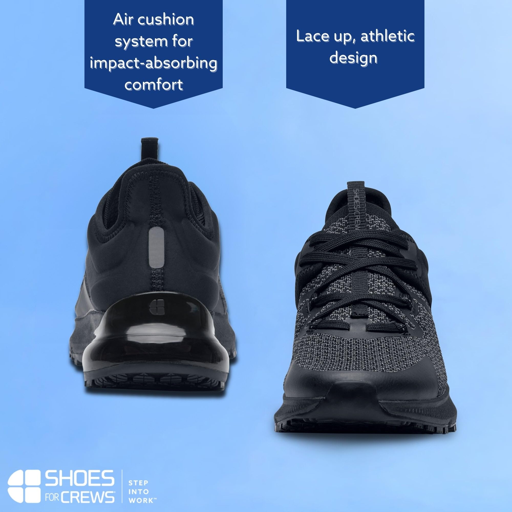 Non-Slip Work Shoes for Women - Slip Resistant Sneakers for Walking, Food Service & Kitchen Staff - Water Resistant Chef Shoes for Restaurant & Hospital Workers | Comfortable Safety Footwear for Long Shifts