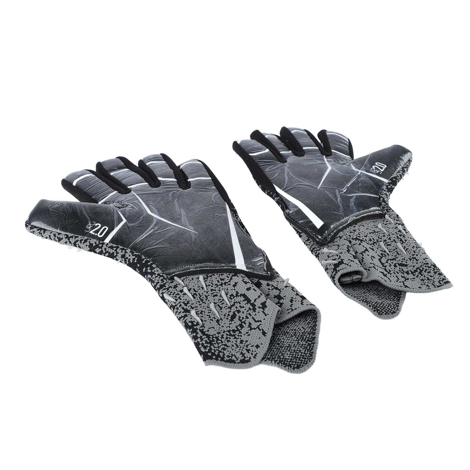 UBERSWEET® Professional Breathable Soccer Goalie Gloves - PU Leather Goalkeeper Gloves for Men & Women (Size L) - Perfect for Training, Matches & Outdoor Sports