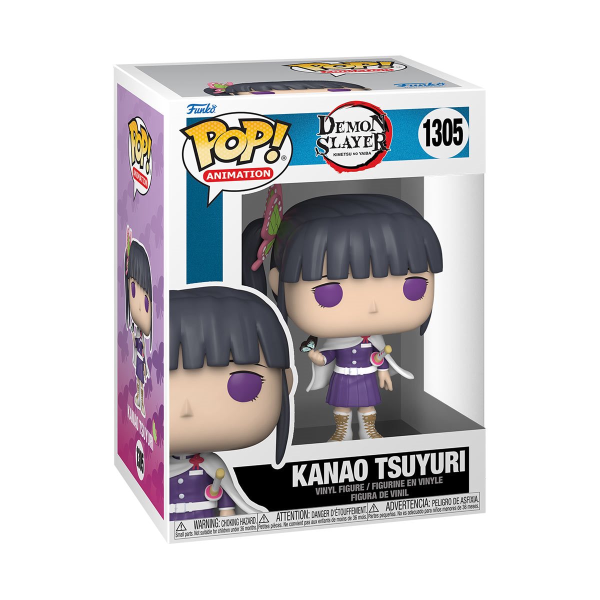 Demon Slayer: Kimetsu no Yaiba Kanao Tsuyuri Funko Pop! Vinyl Figure #1305 - Anime Collectible for Fans, Perfect for Display & Gift Giving