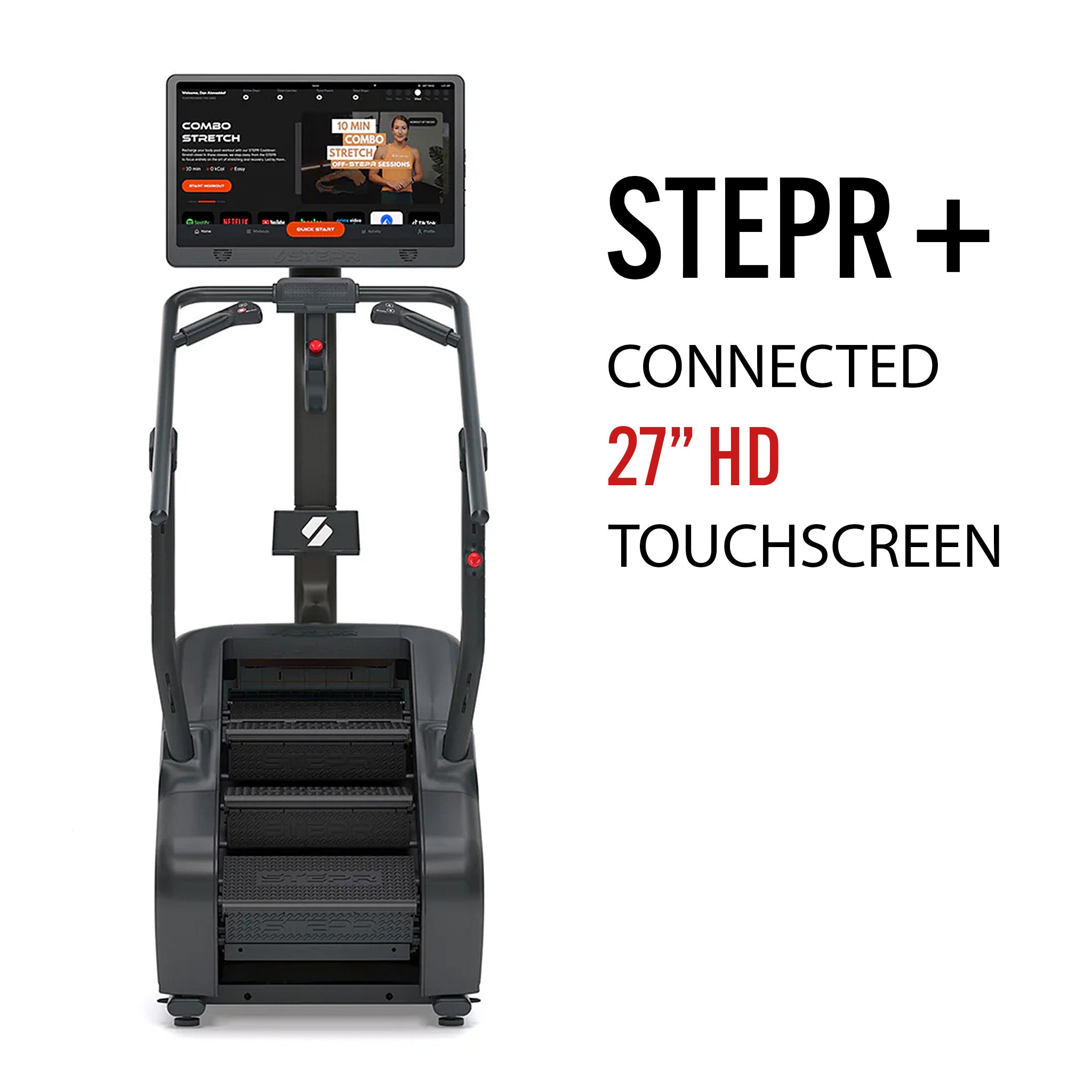 STEPR Stair Climber - Portable Folding Stepper Machine for Home Workout, Cardio & Fitness Training - Perfect for Small Spaces, Apartment & Office Use