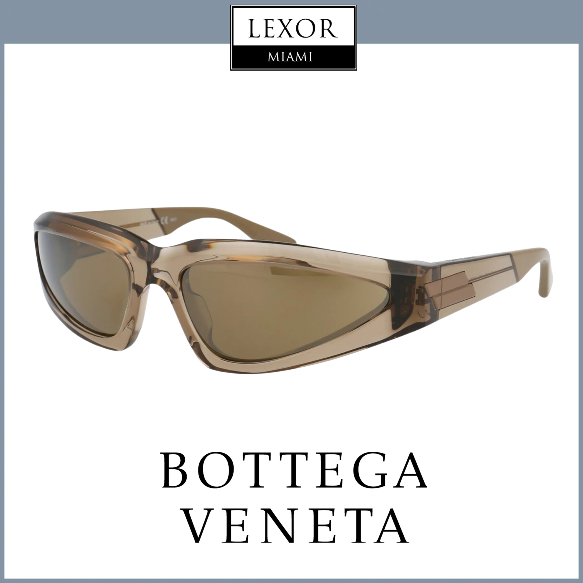 Bottega Veneta BV1118S 001 63 Unisex Sunglasses - UV Protection Polarized Lenses for Men & Women - Perfect for Driving, Beach & Outdoor Activities