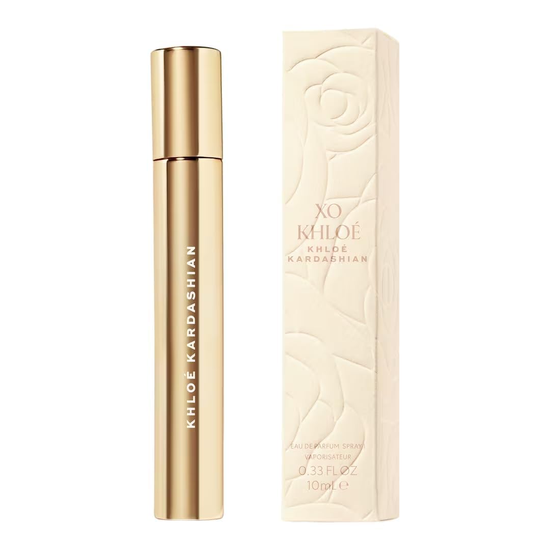 XO KHLOE Floral Woody Eau de Parfum Travel Spray - 0.33 fl oz / 10 ml Perfume for Women - Luxury Scent for Date Night & Special Occasions