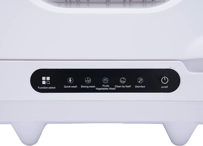 Portable Countertop Dishwasher with 360° Rotating Spray & 5 Wash Programs - Compact Built-in 5L Water Tank, One-Touch Start for Fast Deep Cleaning - Perfect for Small Kitchens, Apartments, RVs & Dorm Rooms