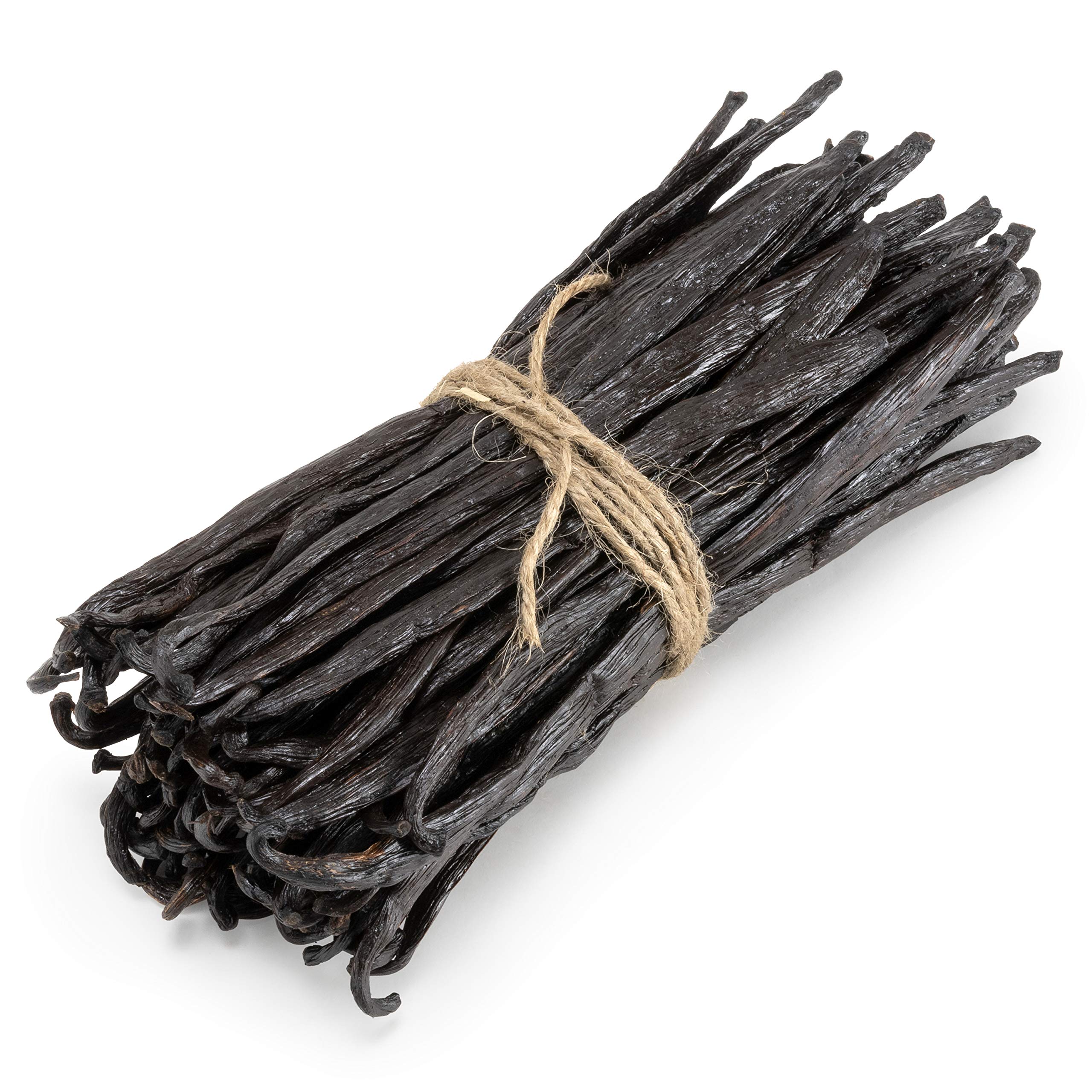 Premium Grade A Bourbon Vanilla Beans 1 Pound - Uganda Sourced Gourmet Vanilla Pods for Cooking, Baking, Ice Cream & DIY Extracts - Perfect for Chefs, Bakers & Home Cooks
