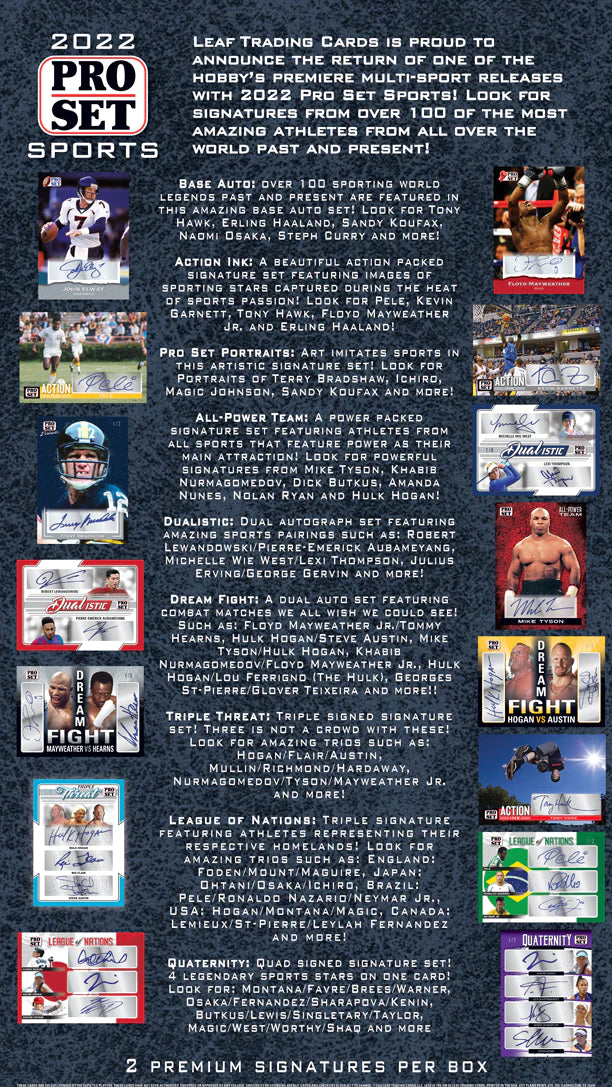 2022 Pro Set Sports Multi-Sport Hobby Box with 1 Holiday Pack - Collectible Trading Cards for Baseball, Football & Basketball Fans - Perfect for Gift Giving, Card Shows & Fantasy Sports Enthusiasts