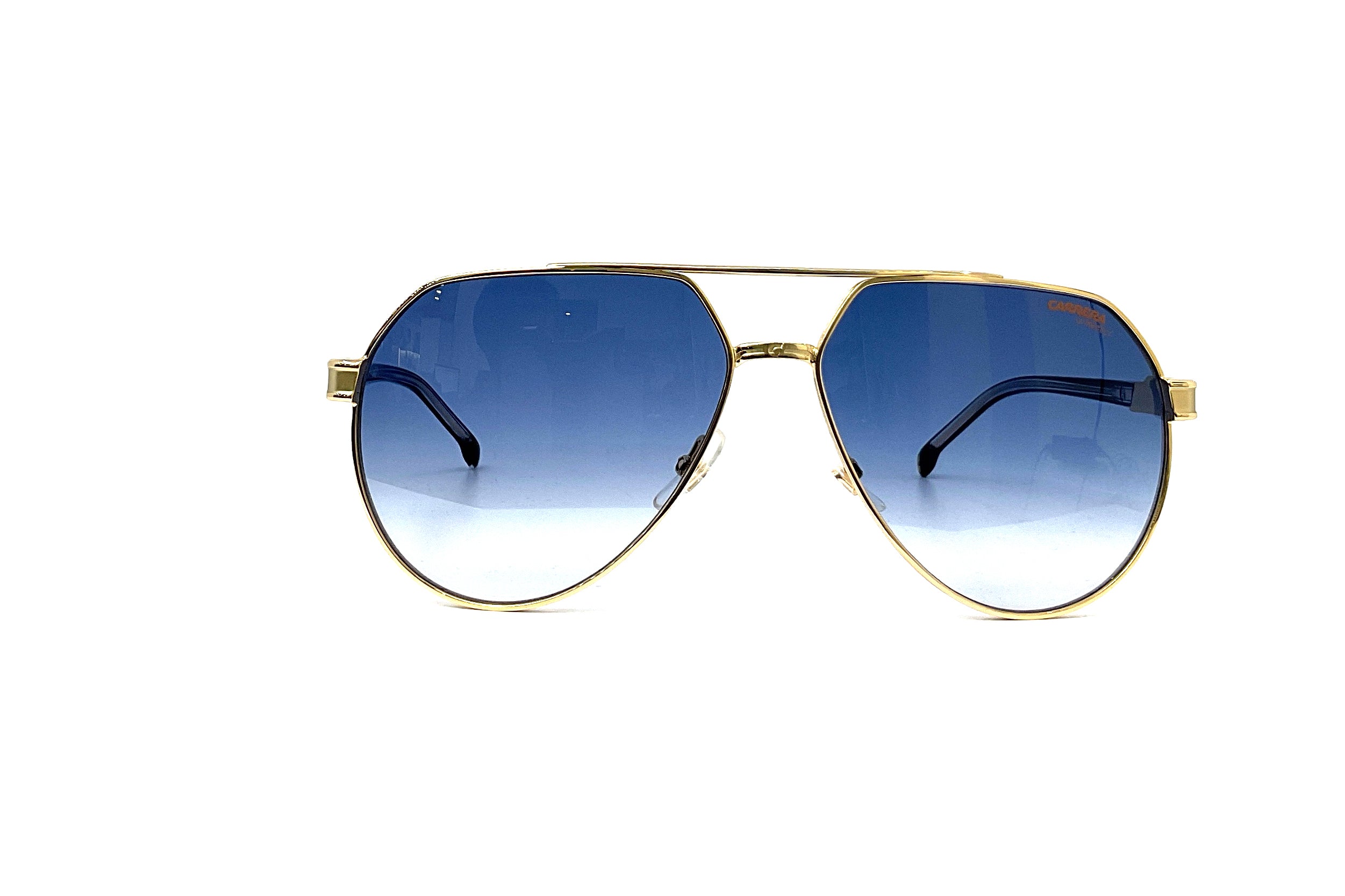 Carrera 1067/S Gold Sunglasses - Polarized UV Protection Aviator Sunglasses for Men & Women - Perfect for Driving, Travel & Outdoor Activities