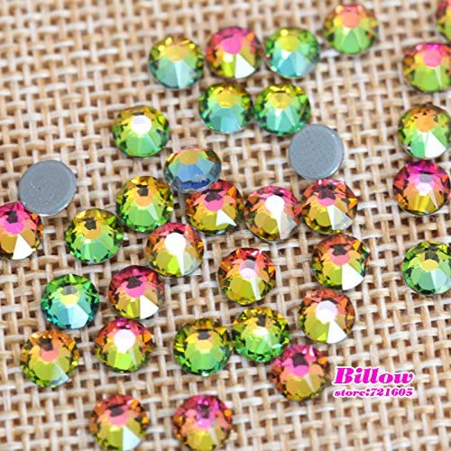 STORE99® 144pcs Hot Fix Rhinestones SS20 Crystal - 8 Big & 8 Small Facets Glue-on Gems for Wedding Dresses, Prom Gowns & DIY Crafts (Style B3090) - Perfect for Bridal Embellishments, Costume Design & Fashion Accessories