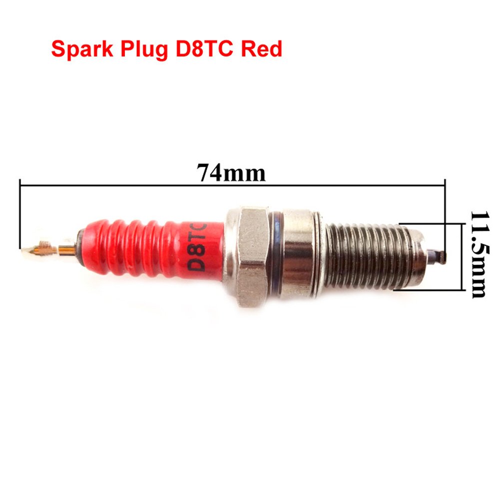 High Performance Racing Ignition Coil & CDI Spark Plug Kit for 125cc-250cc ATV, Quad, Dirt Bike - D8TC CG Compatible - Upgrade Your Off-Road Adventure & Motorcycle Performance