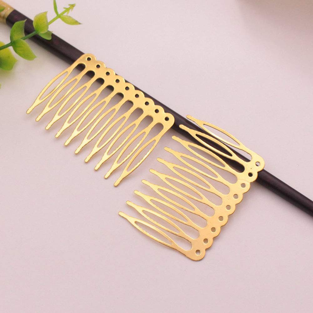 20pcs Metal Hair Combs for DIY Accessories - Women & Girls Hair Bows Making