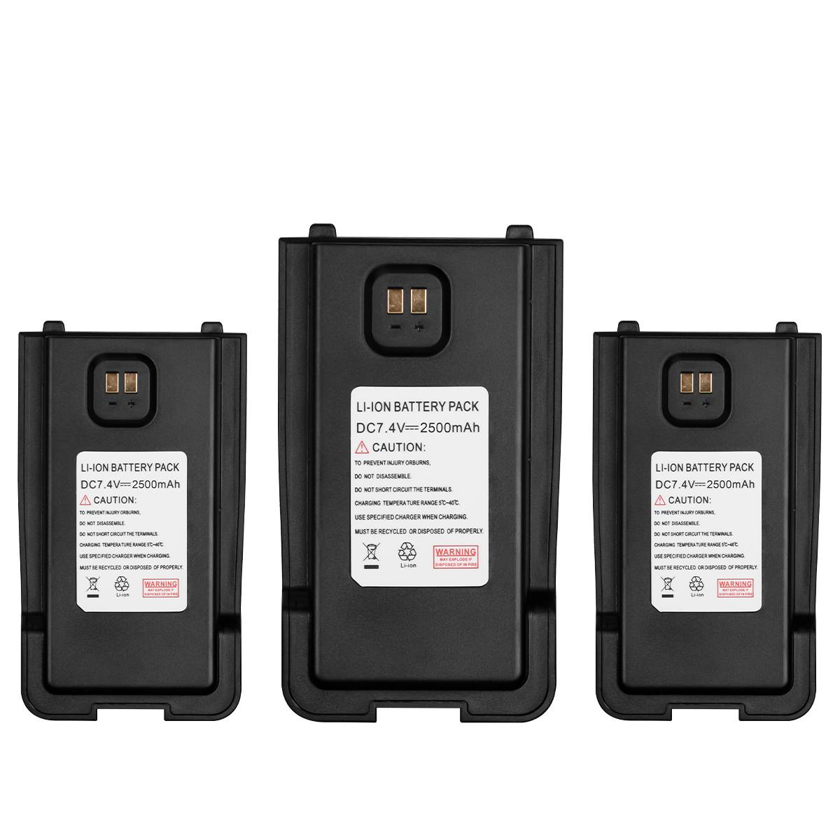 2500mAh Rechargeable Battery Replacement for TD H8 Two-Way Radio - Long Lasting Power for Outdoor, Camping, and Emergency Communication