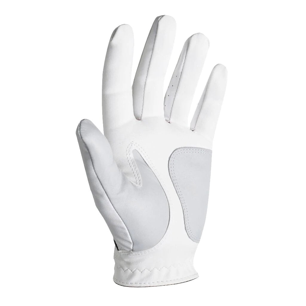 FootJoy WeatherSof White 2-Pack Men's Left-Hand Golf Gloves - Premium Comfort & Grip for Golfers - Perfect for Driving Range & Tournament Play