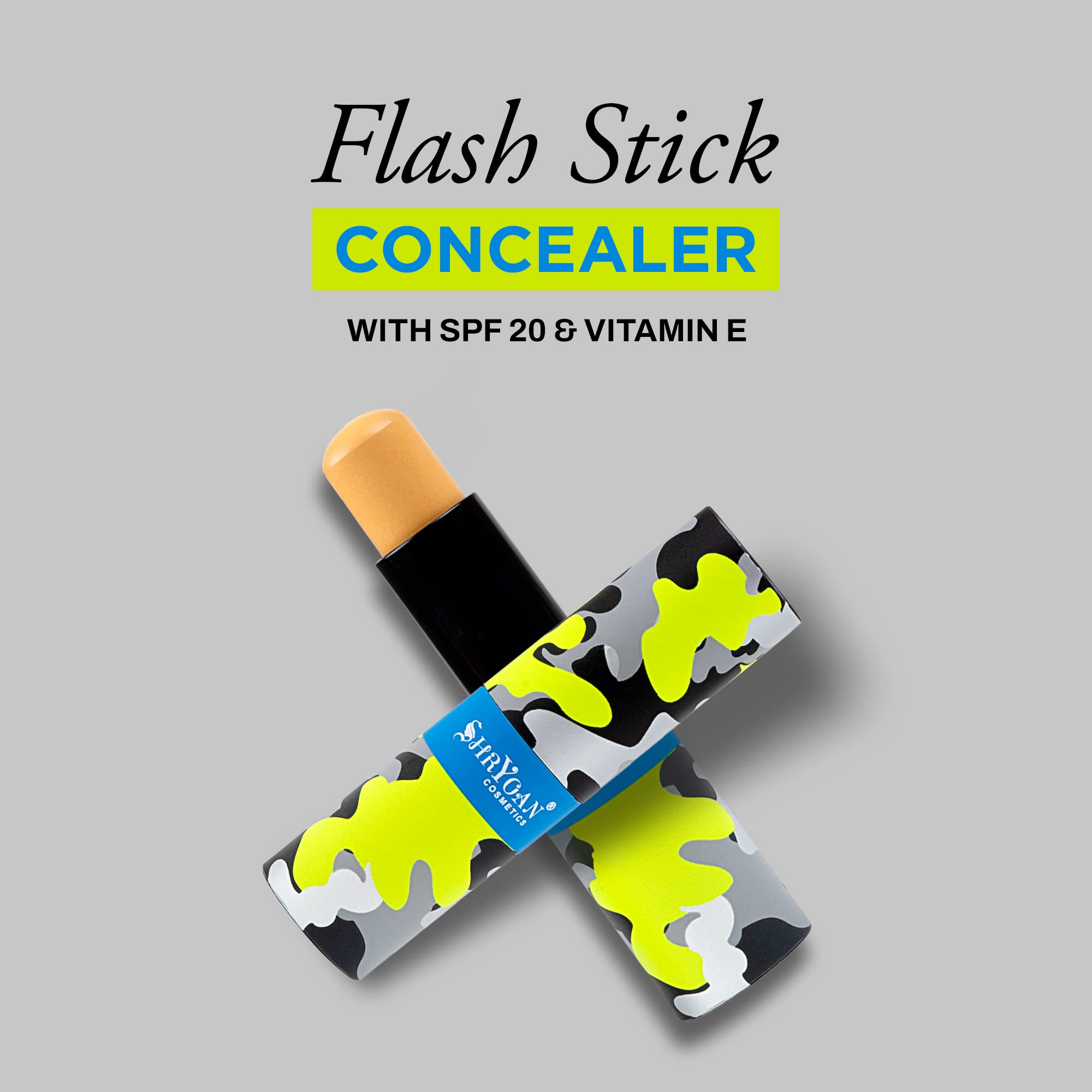 Shryoan Full Coverage Face & Body Concealer - Long Lasting, Waterproof & Natural Finish for All-Day Wear | Perfect for Daily Makeup, Special Occasions & Photo Shoots