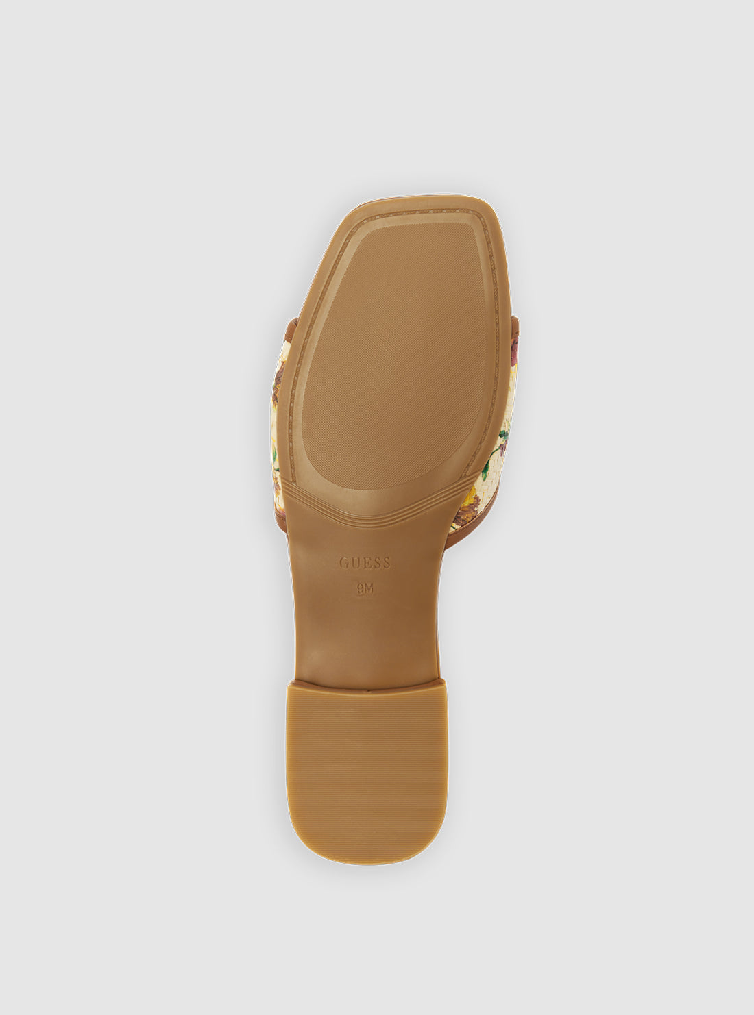Floral Print Tampa Slides for Women - Comfortable Brown Sandals for Beach, Pool, and Casual Wear