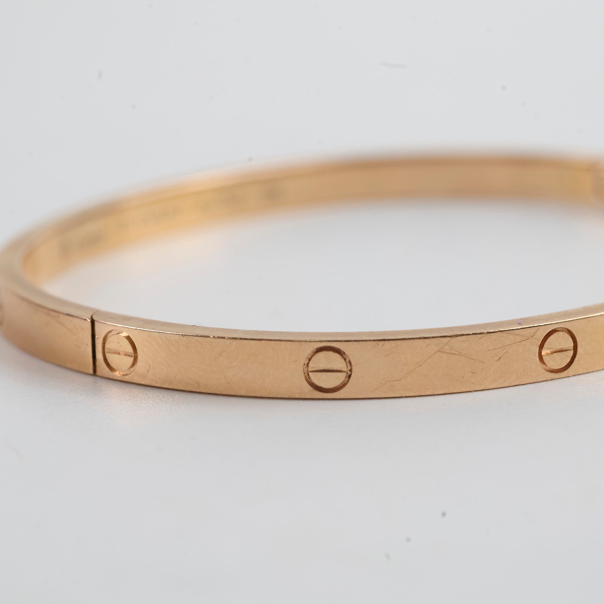Cartier Small Love Bracelet in 18K Pink Gold - Size 17 | Luxury Jewelry for Women, Anniversary Gift, Romantic Present for Her