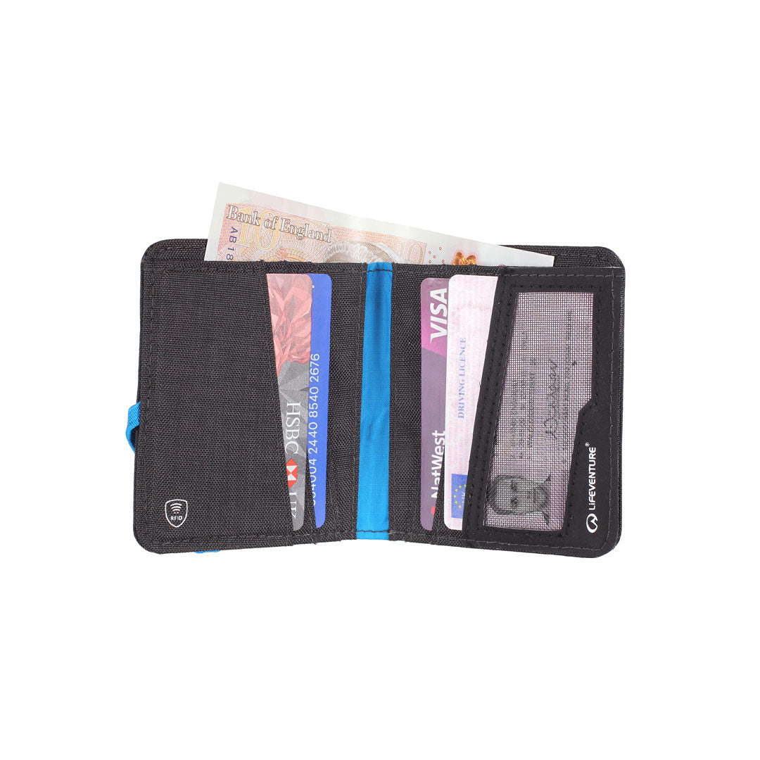 Lifeventure RFID Compact Wallet - Slim & Secure Travel Wallet for Men & Women - Perfect for Everyday Use, Business Trips & Vacations