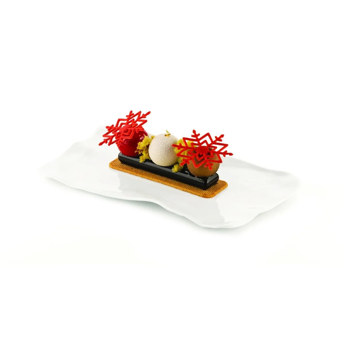 Silikomart Inverno 24-Cavity Silicone Mold for Winter-Themed Baking - Perfect for Cakes, Chocolates, Ice Cubes & Holiday Desserts