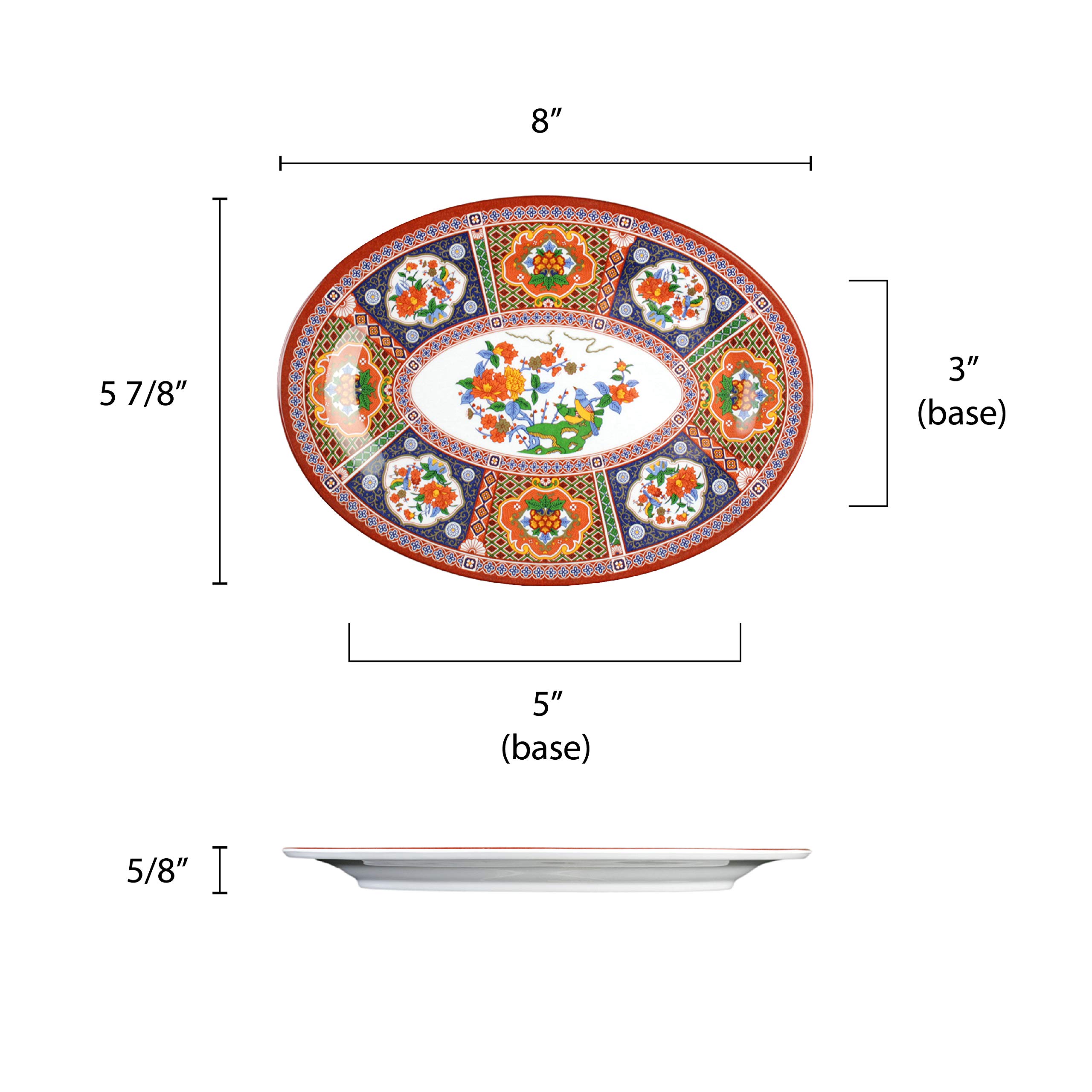 Thunder Group Peacock Melamine Dinnerware Set - 8