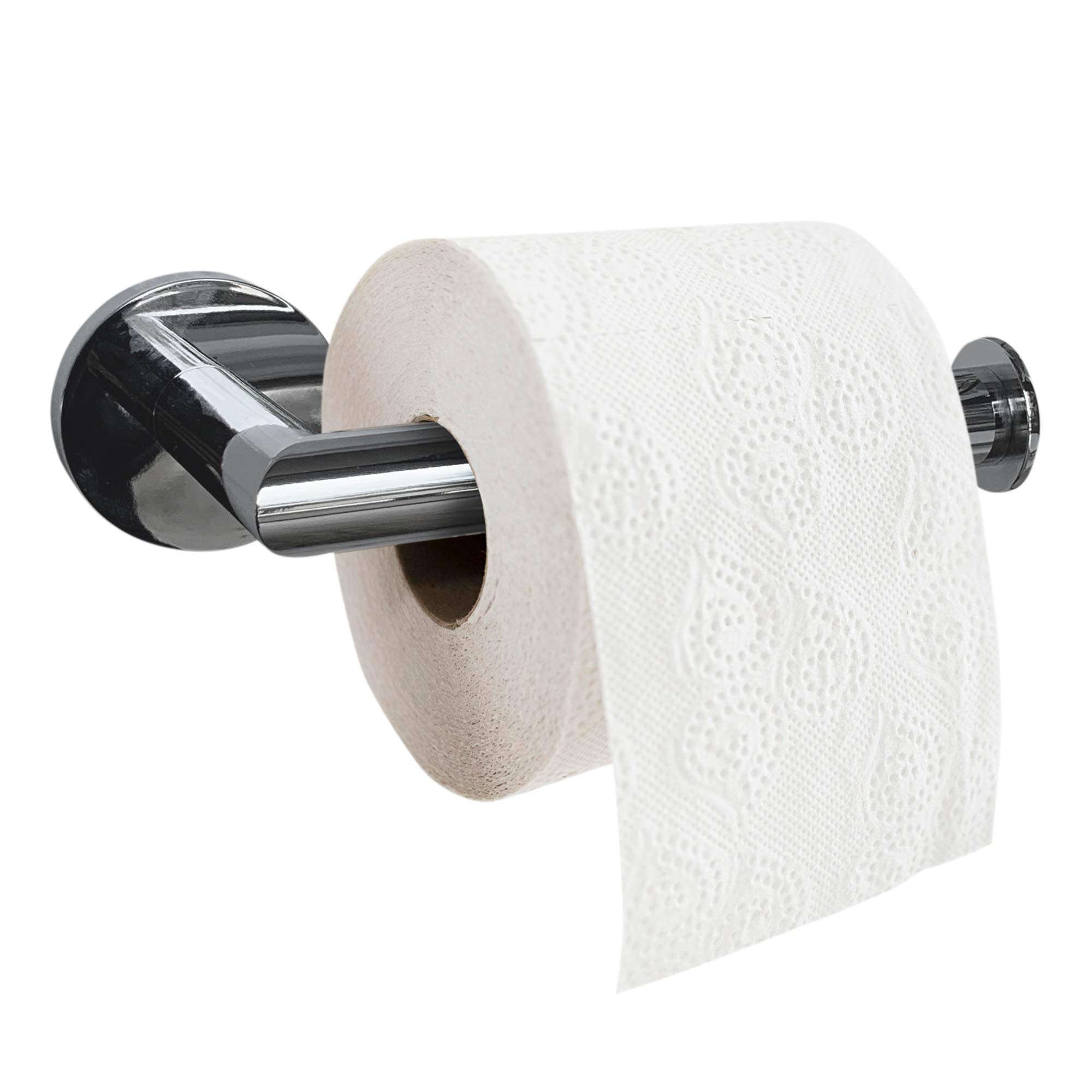 Stainless Steel Toilet Paper Holder - Rust-Free Wall Mount Bathroom & Kitchen TP Roll Holder - Easy Clean & Durable Design Fits All Decor Styles | Perfect for Modern Homes, Apartments & Commercial Restrooms