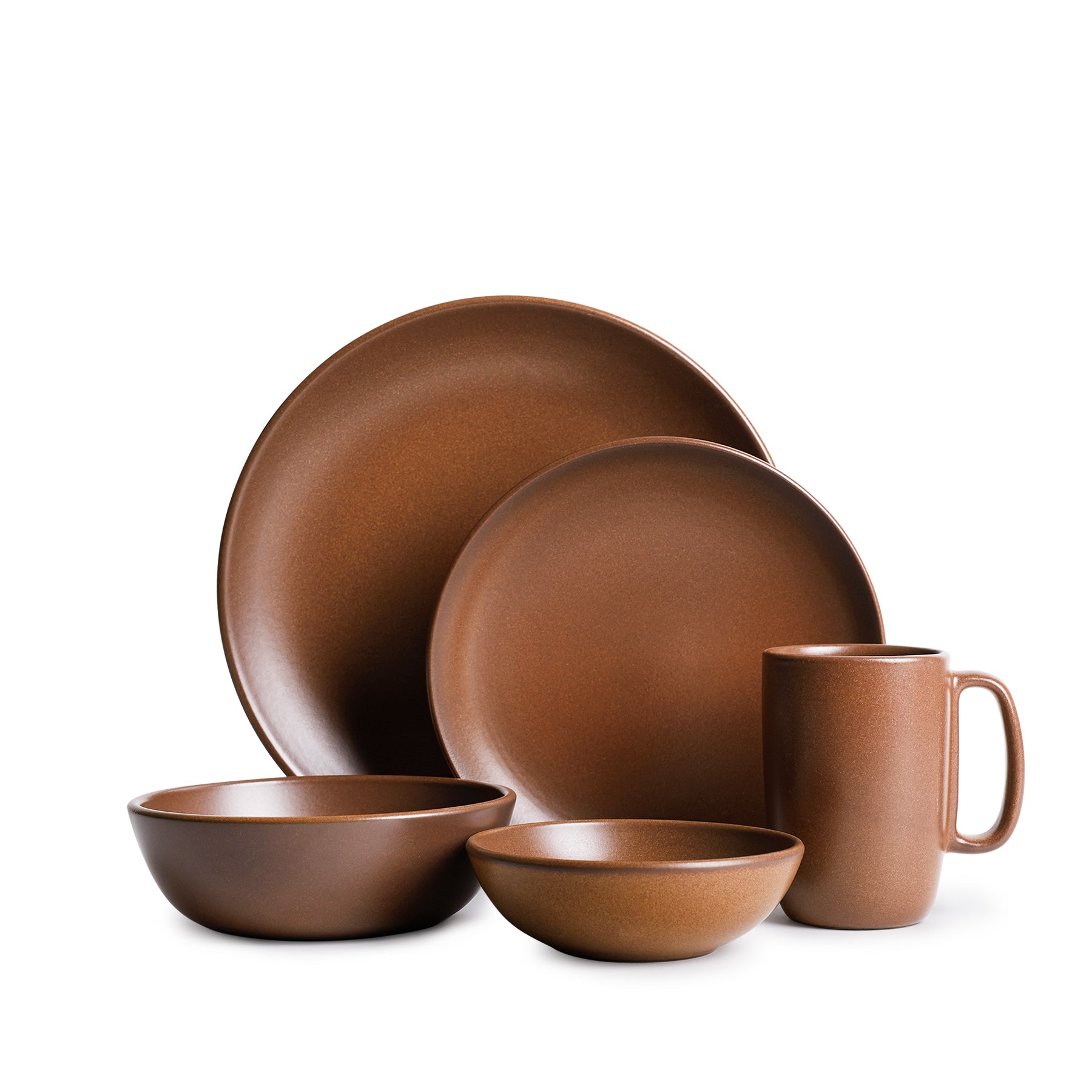 Premium Redwood Dinnerware Set - Eco-Friendly Wooden Plates, Bowls & Utensils for Rustic Dining, Picnics & Outdoor Entertaining